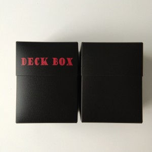 80+ Poly Black Deck Box för Pokemon / Yu-Gi-Oh och Magic Card