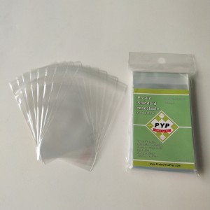 Crystal Clear Pro-fit Återförslutningsbar Standard Kort Ärm 63,5x88mm Brädspel Ärmar